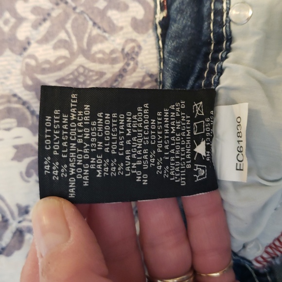 Grace In LA cropped Easy Fit Jeans 26 - Picture 10 of 12